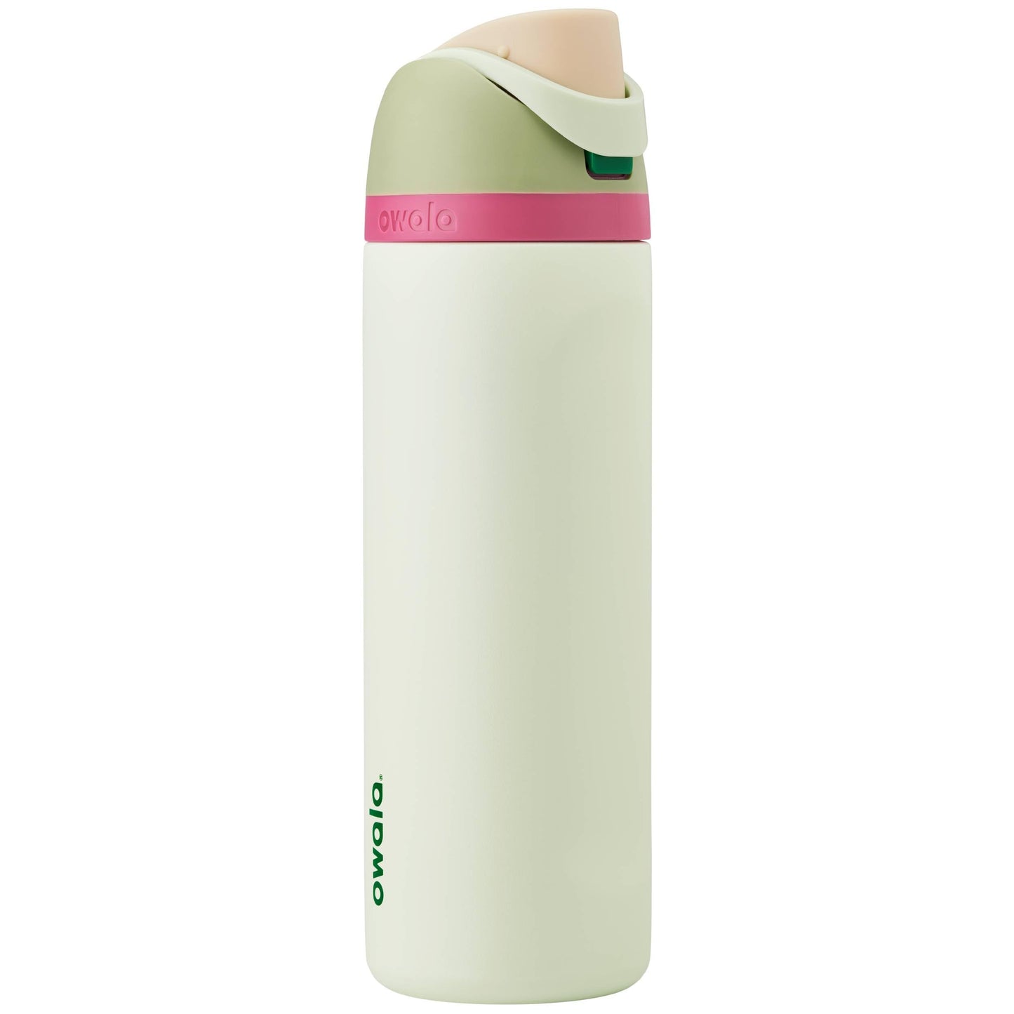Owala FreeSip - Botella de agua aislada de acero inoxidable con popote, botella de agua deportiva sin BPA, ideal para viajes, 24 onzas, mezclilla