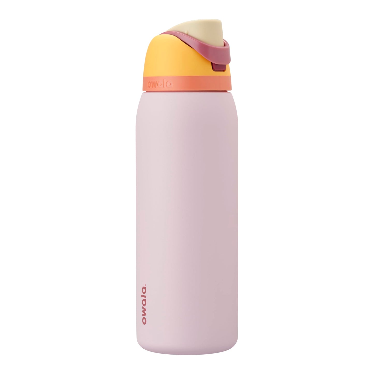 Owala FreeSip - Botella de agua aislada de acero inoxidable con popote, botella de agua deportiva sin BPA, ideal para viajes, 24 onzas, mezclilla