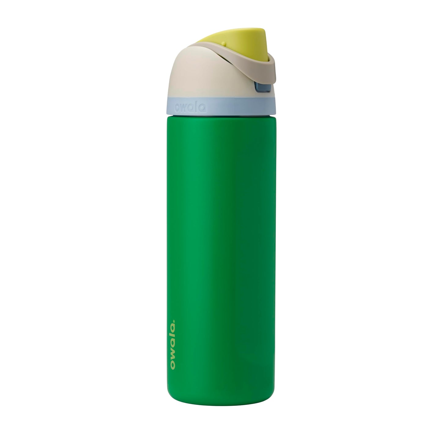 Owala FreeSip - Botella de agua aislada de acero inoxidable con popote, botella de agua deportiva sin BPA, ideal para viajes, 24 onzas, mezclilla