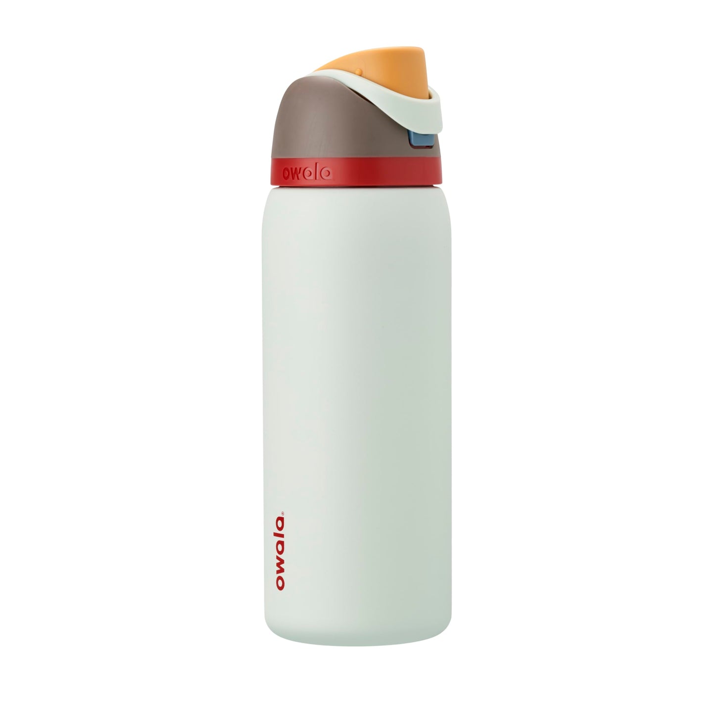 Owala FreeSip - Botella de agua aislada de acero inoxidable con popote, botella de agua deportiva sin BPA, ideal para viajes, 24 onzas, mezclilla