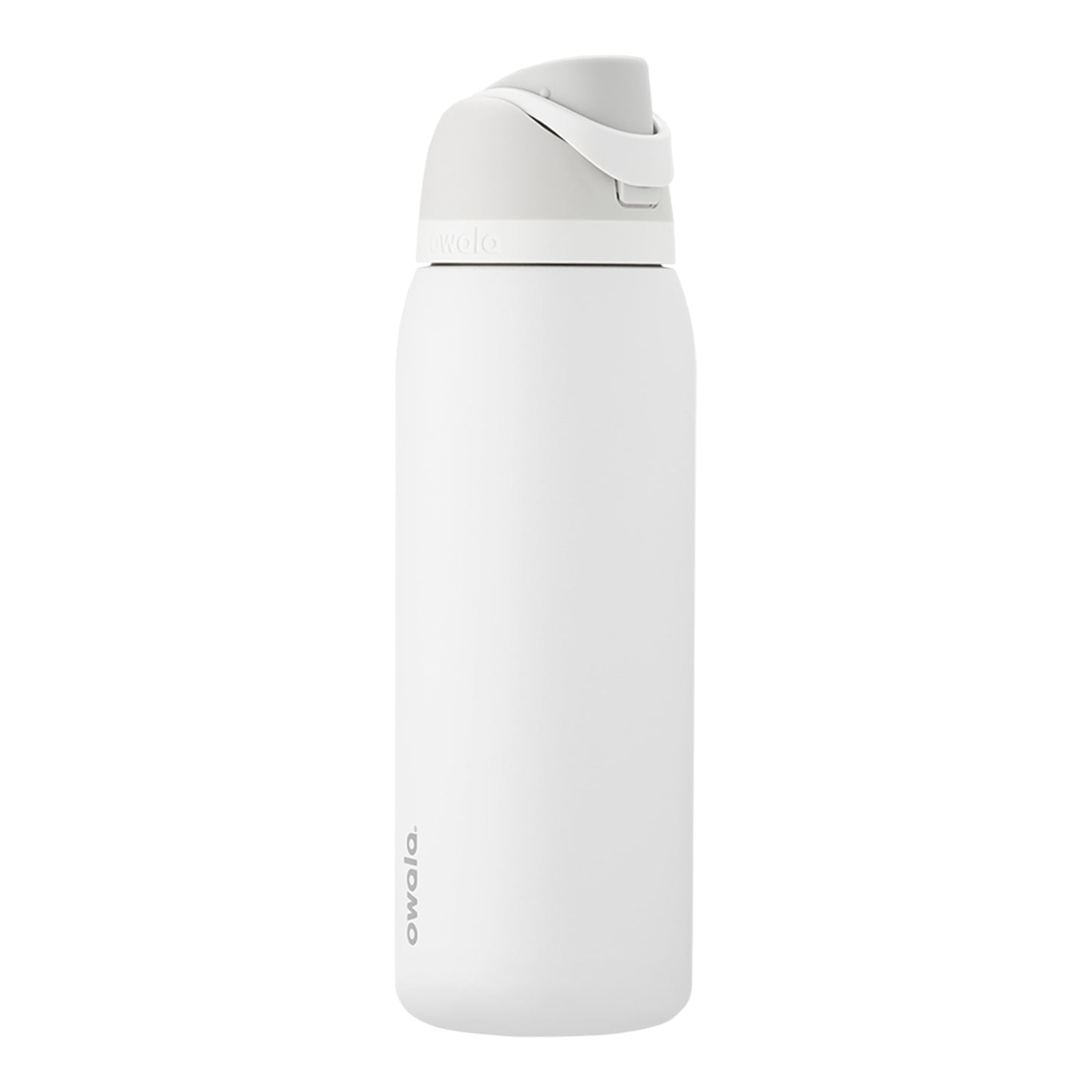 Owala FreeSip - Botella de agua aislada de acero inoxidable con popote, botella de agua deportiva sin BPA, ideal para viajes, 24 onzas, mezclilla