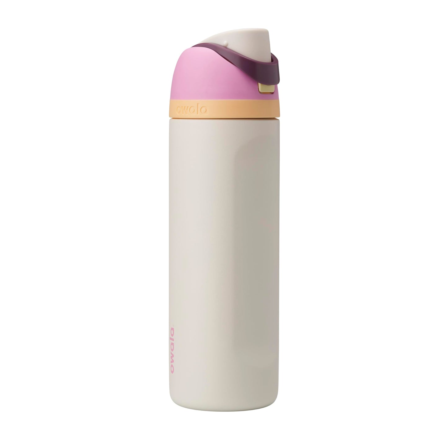 Owala FreeSip - Botella de agua aislada de acero inoxidable con popote, botella de agua deportiva sin BPA, ideal para viajes, 24 onzas, mezclilla