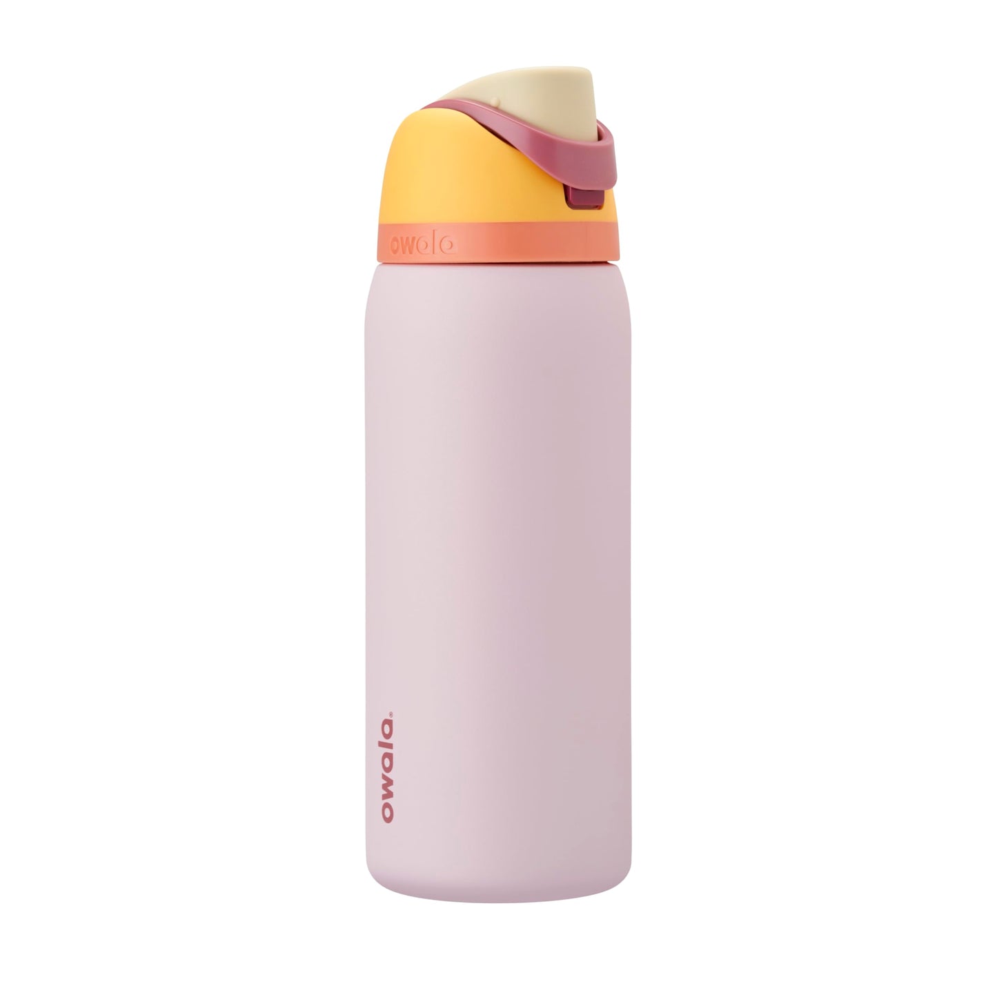 Owala FreeSip - Botella de agua aislada de acero inoxidable con popote, botella de agua deportiva sin BPA, ideal para viajes, 24 onzas, mezclilla