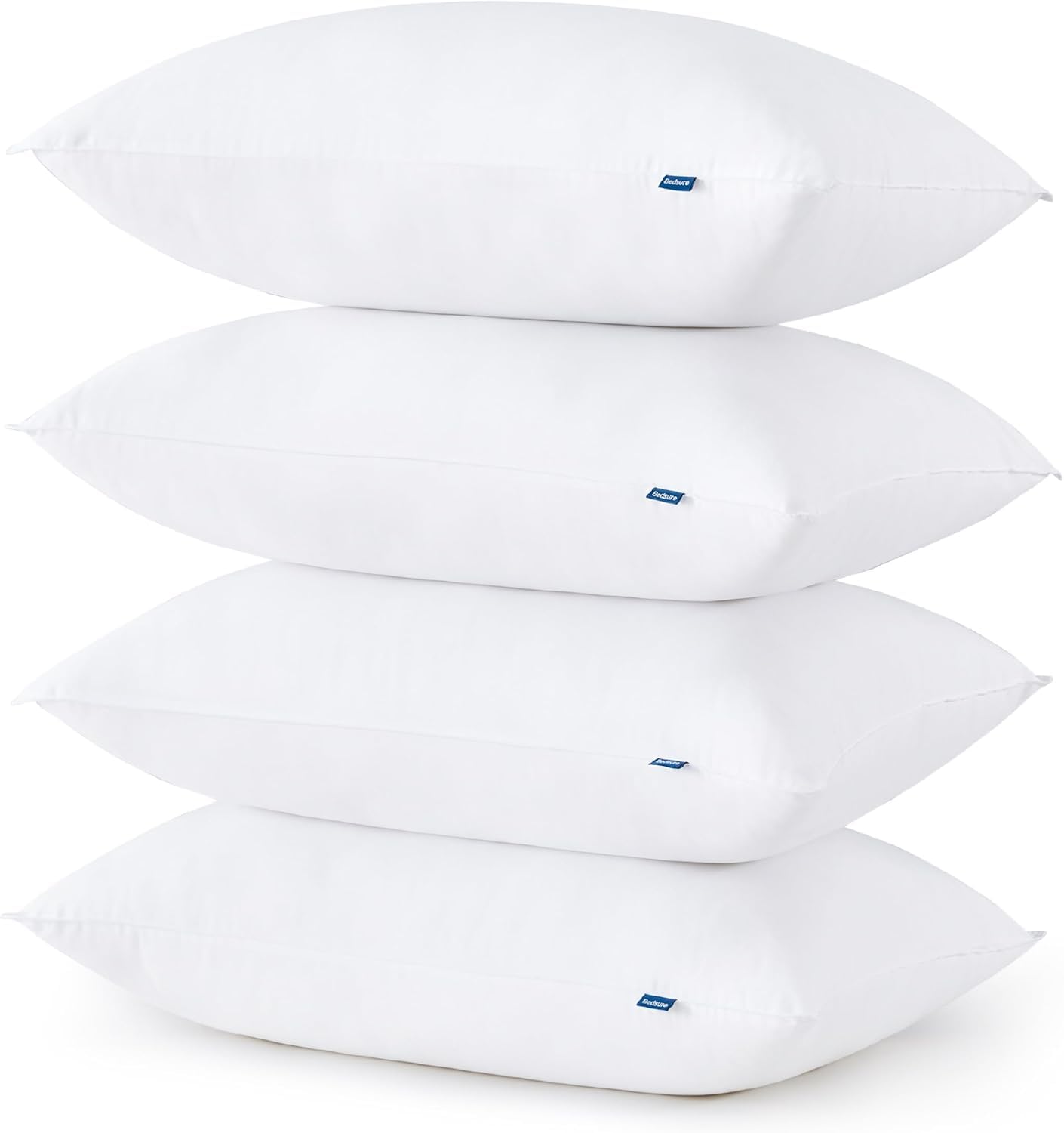 Bedsure Pillows Queen Size Set of 2 - Soft Bed Pillows for Sleeping 2 Pack, Fluffy and Supportive, Hotel Quality, Original Down Alternative Filling for Side, Back Sleepers