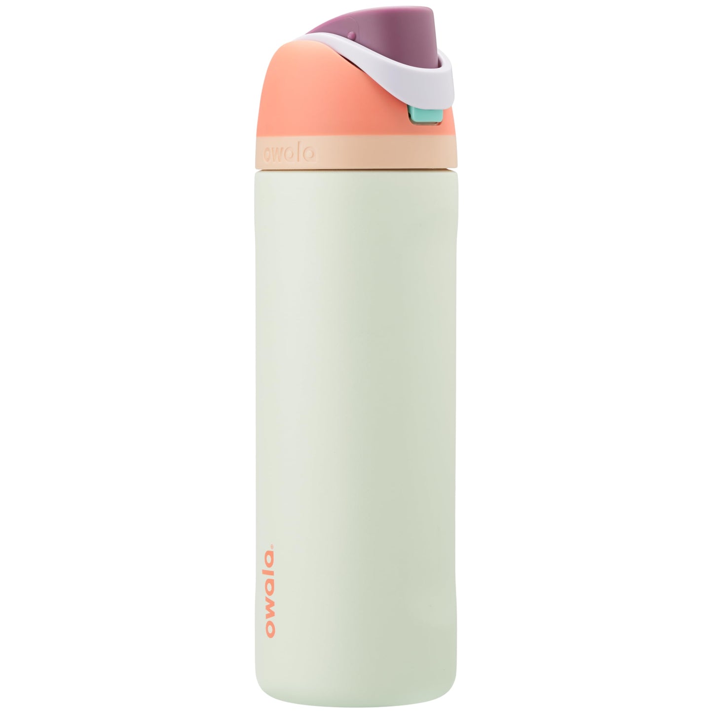 Owala FreeSip - Botella de agua aislada de acero inoxidable con popote, botella de agua deportiva sin BPA, ideal para viajes, 24 onzas, mezclilla
