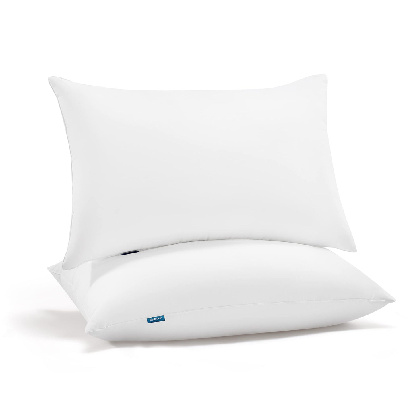 Bedsure Pillows Queen Size Set of 2 - Soft Bed Pillows for Sleeping 2 Pack, Fluffy and Supportive, Hotel Quality, Original Down Alternative Filling for Side, Back Sleepers