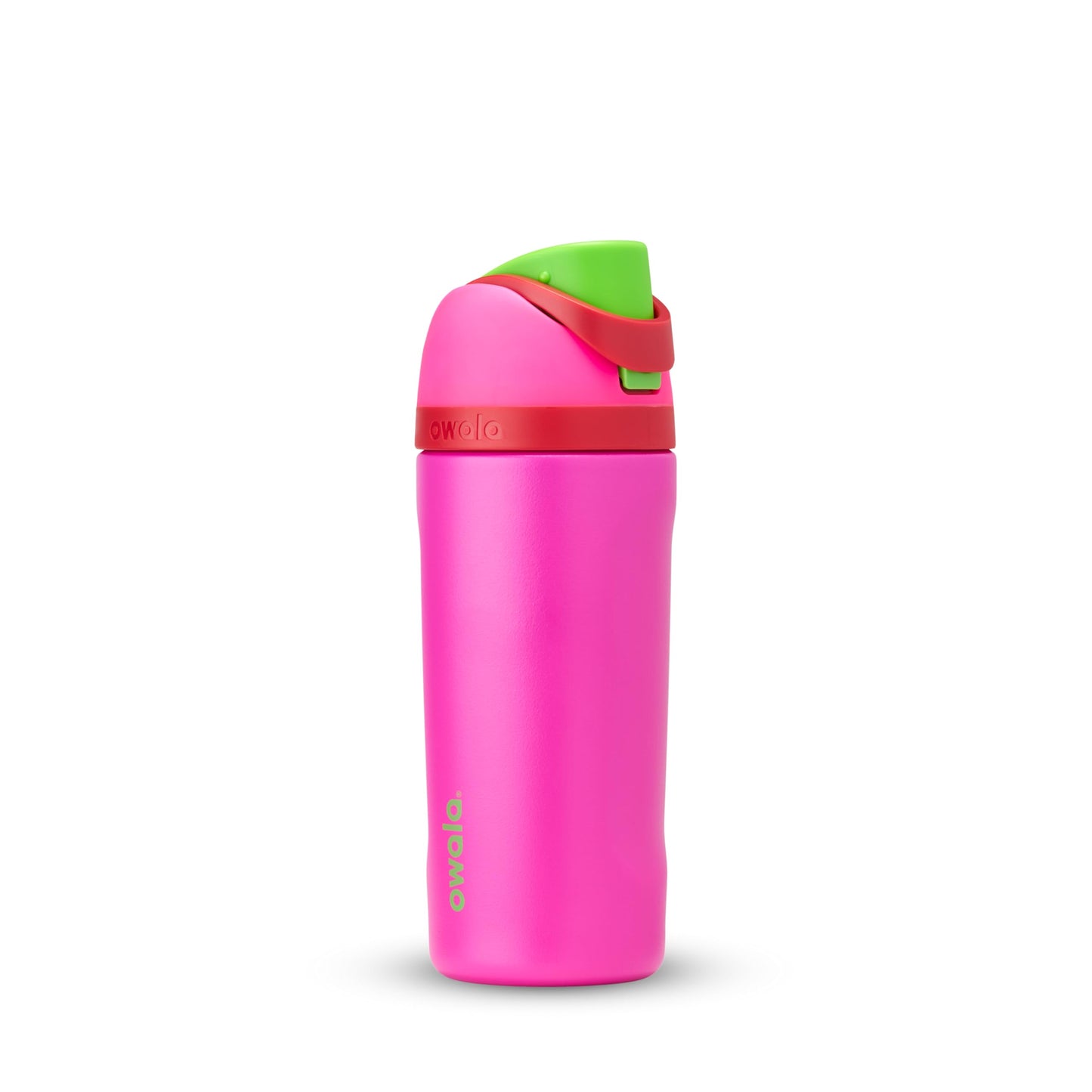 Owala FreeSip - Botella de agua aislada de acero inoxidable con popote, botella de agua deportiva sin BPA, ideal para viajes, 24 onzas, mezclilla