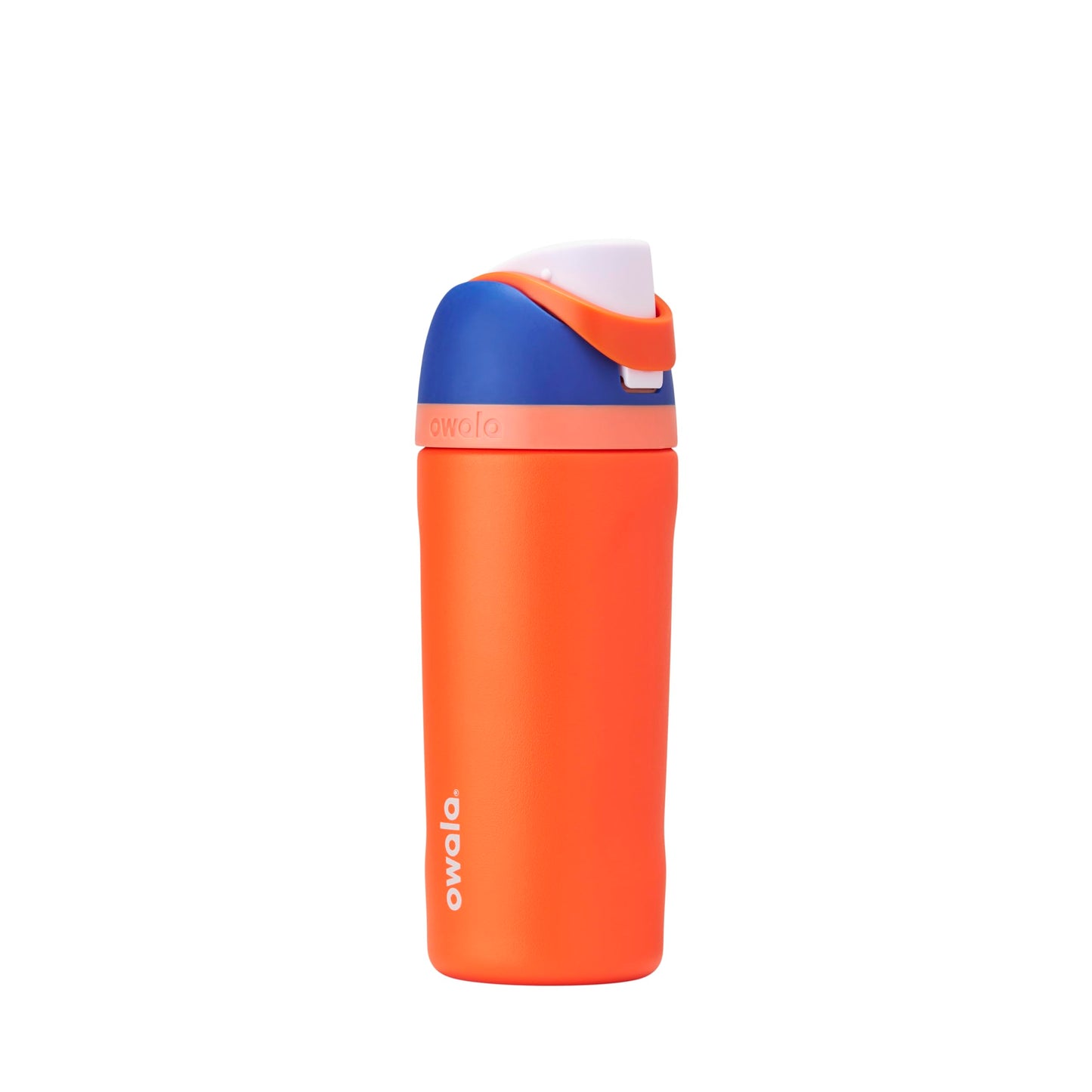 Owala FreeSip - Botella de agua aislada de acero inoxidable con popote, botella de agua deportiva sin BPA, ideal para viajes, 24 onzas, mezclilla