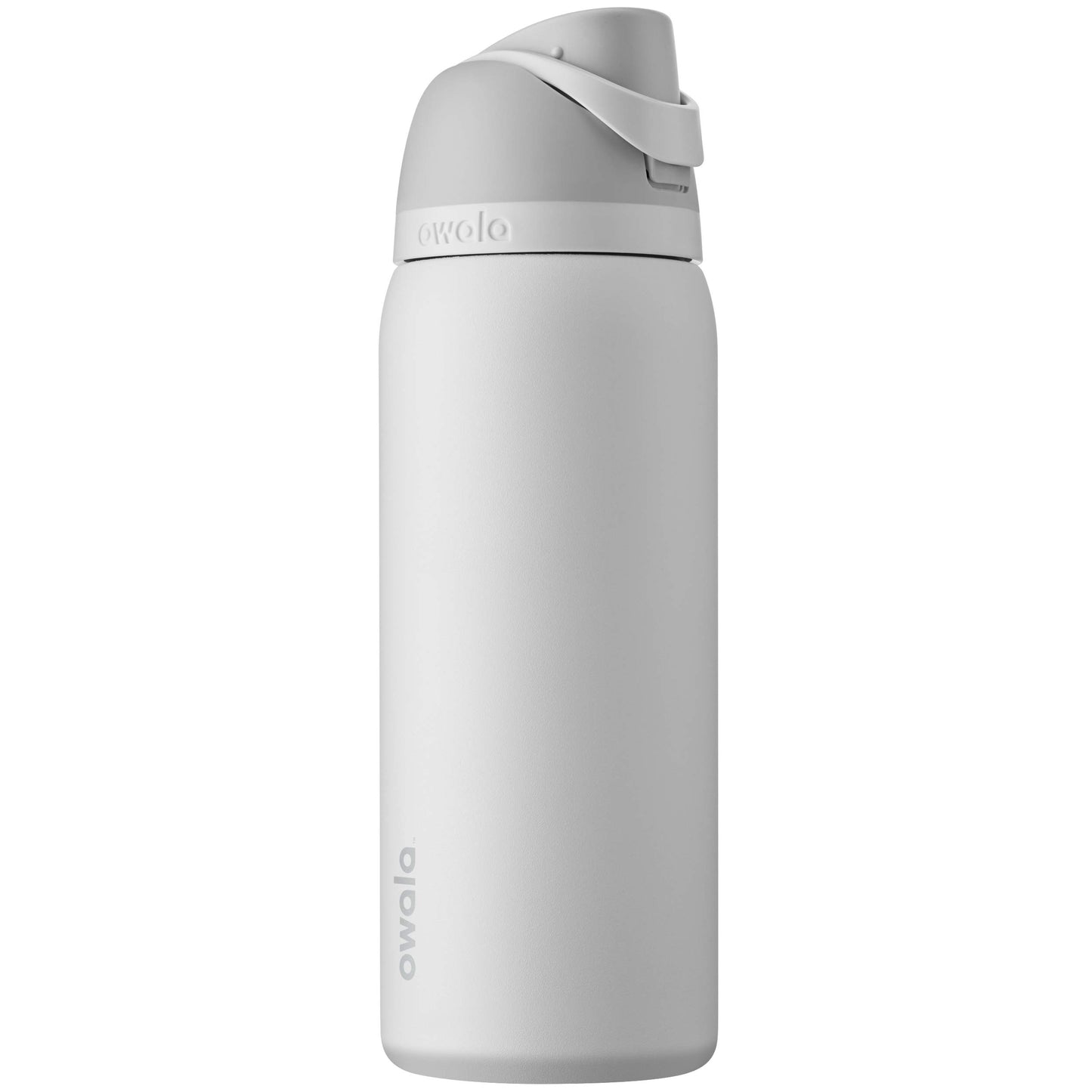 Owala FreeSip - Botella de agua aislada de acero inoxidable con popote, botella de agua deportiva sin BPA, ideal para viajes, 24 onzas, mezclilla