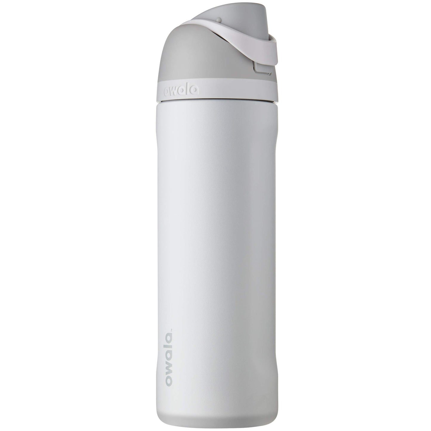 Owala FreeSip - Botella de agua aislada de acero inoxidable con popote, botella de agua deportiva sin BPA, ideal para viajes, 24 onzas, mezclilla